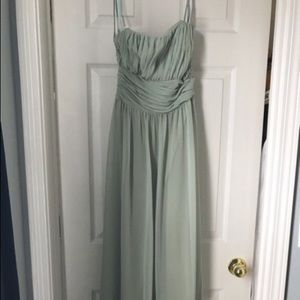 Strapless chiffon bridesmaid/prom dress size 0/2